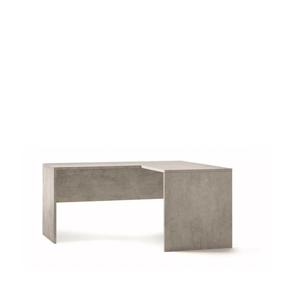 Scrivania da ufficio Angolare Destra con piano superficiale antigraffio ad alta densità da 160 cm finitura Cemento by Sarmog by CeramicStore | Lo specialista del tuo bagno