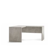 Scrivania da ufficio Angolare Sinistra con piano superficiale antigraffio ad alta densità da 160 cm finitura Cemento by Sarmog by CeramicStore | Lo specialista del tuo bagno