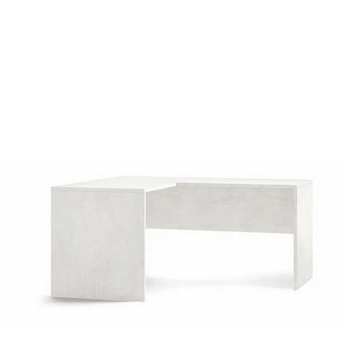 Scrivania da ufficio Angolare Sinistra con piano superficiale ad alta densità da 160 cm finitura Ossido Bianco by Sarmog by CeramicStore | Lo specialista del tuo bagno
