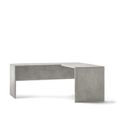 Scrivania da ufficio Angolare Destra con piano superficiale antigraffio ad alta densità da 180 cm finitura Cemento by Sarmog by CeramicStore | Lo specialista del tuo bagno