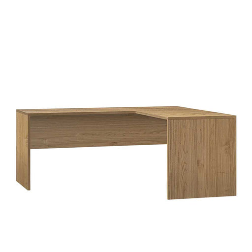 Scrivania da ufficio Angolare Destra con piano superficiale antigraffio ad alta densità da 180 cm finitura Noce Stelvio by Sarmog by CeramicStore | Lo specialista del tuo bagno