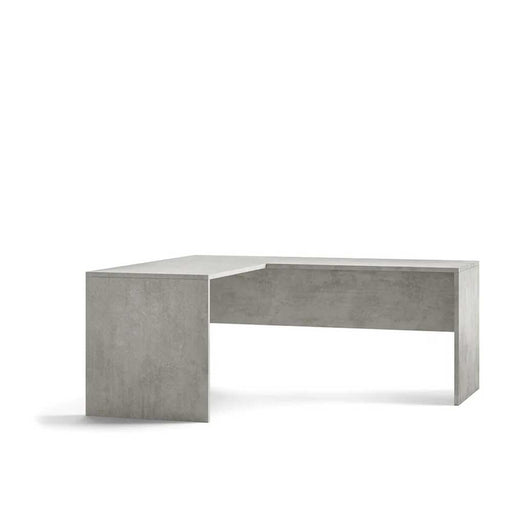 Scrivania da ufficio Angolare Sinistra con piano superficiale antigraffio ad alta densità da 180 cm finitura Cemento by Sarmog by CeramicStore | Lo specialista del tuo bagno