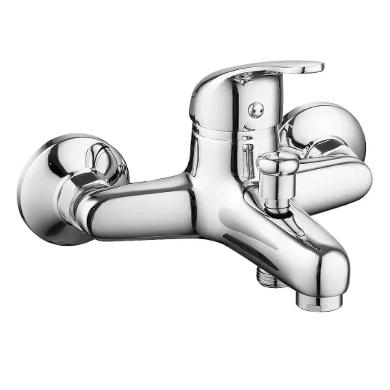 Rubinetto miscelatore monocomando per vasca esterno con doccia RubiFlux Blu 2.0