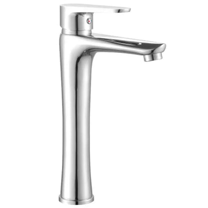 Rubinetto miscelatore monocomando lavabo prolungato cromato RubiFlux Pink 2.0