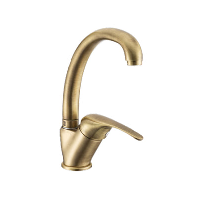 Miscelatore monocomando lavabo cucina con bocca girevole vecchio ottone by CeramicStore | Lo specialista del tuo bagno