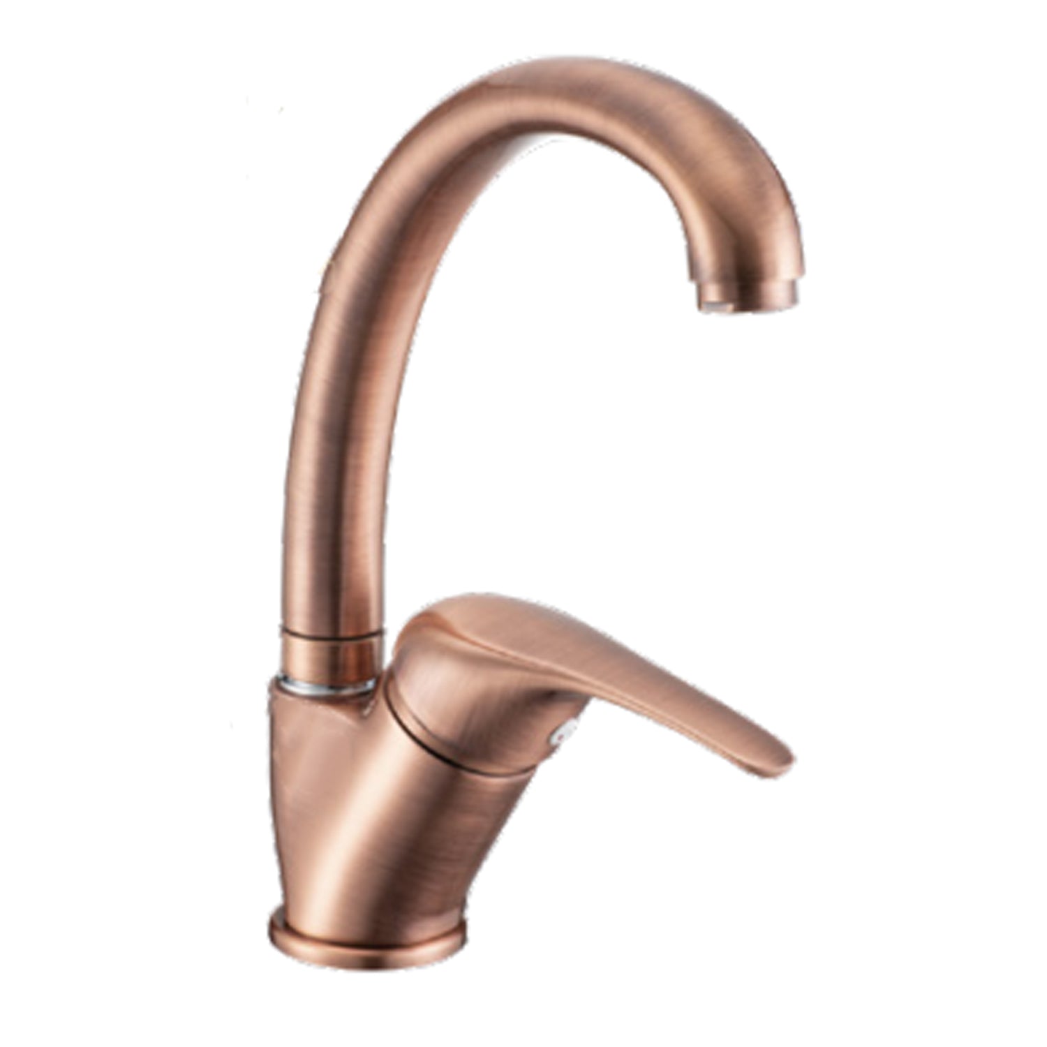 Miscelatore monocomando lavabo cucina con bocca girevole vecchio rame by CeramicStore | Lo specialista del tuo bagno