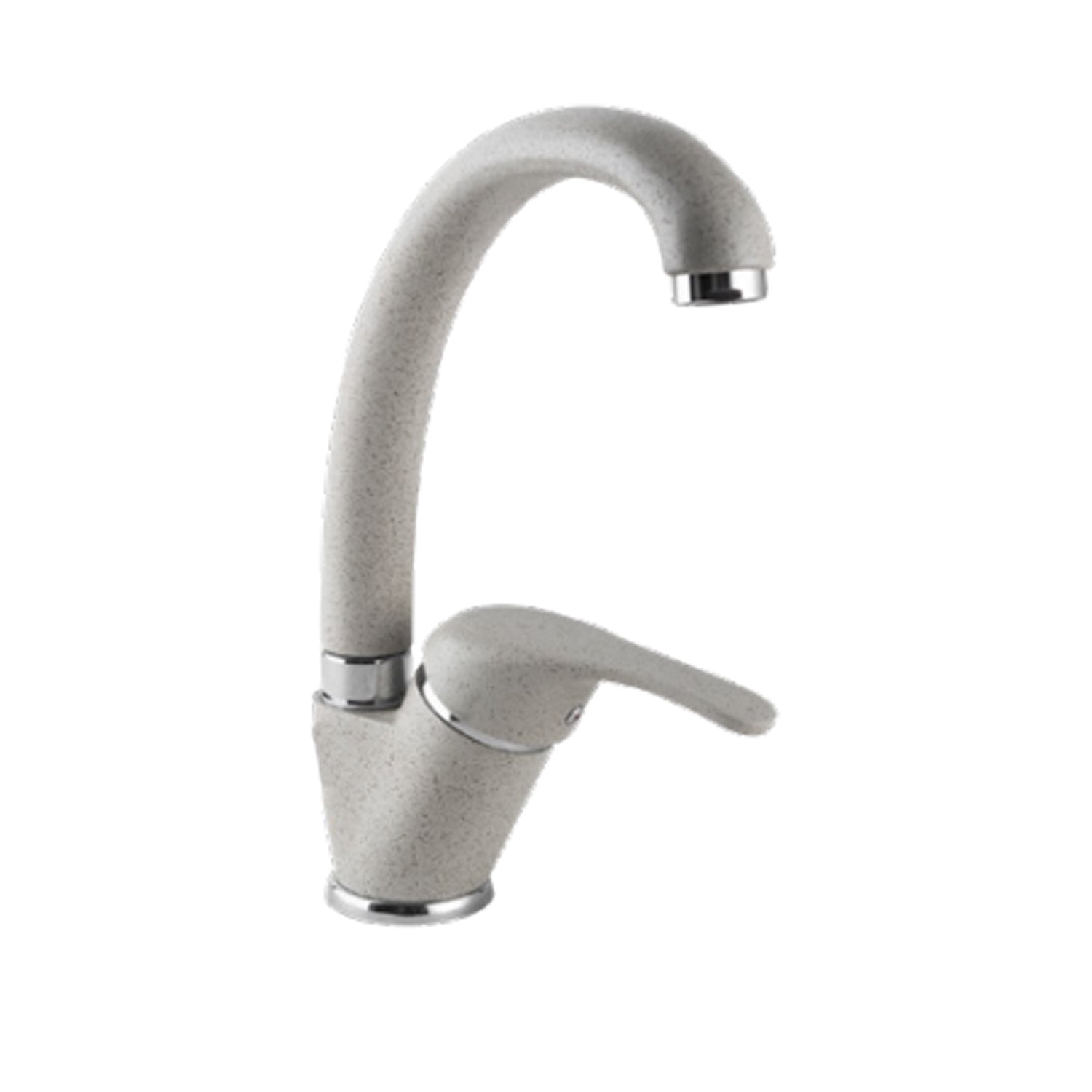 Miscelatore monocomando lavabo cucina con bocca girevole granito beige by CeramicStore | Lo specialista del tuo bagno