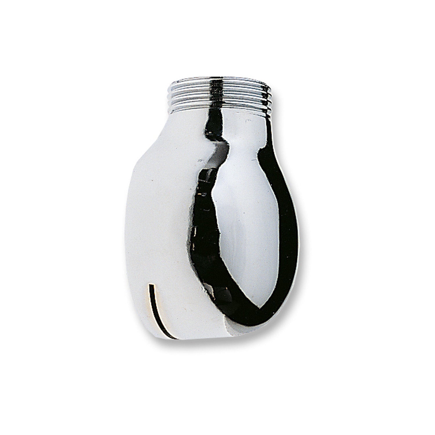 Spartiacque per orinatoio con attacco verticale 1" RubiFlux â€“ Cromo