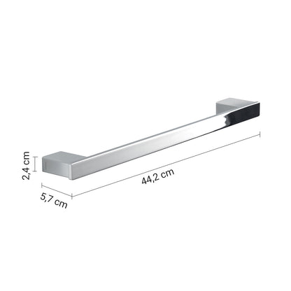 Portasalviette a parete Gedy serie Lounge 45 cm - Cromato by CeramicStore | Lo specialista del tuo bagno