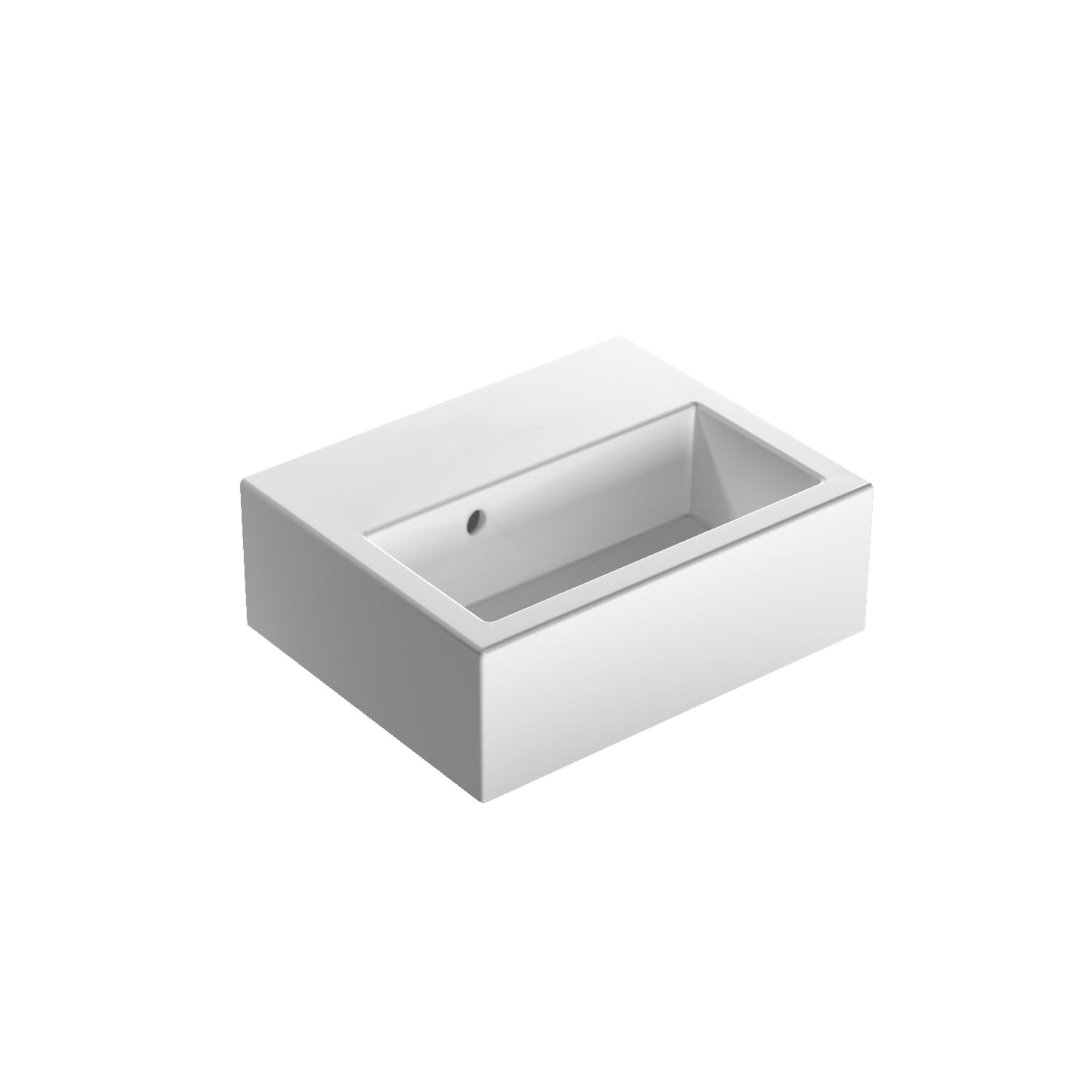 Lavabo Sospeso Ceramica Globo Classic 40x32 SCR40.BI by CeramicStore | Lo specialista del tuo bagno