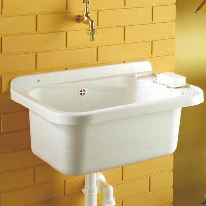 Lavatoio in pvc ideale per esterni con sifone incluso cm 60x40x24h by CeramicStore | Lo specialista del tuo bagno