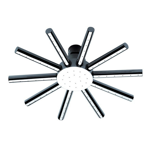 Soffione a pioggia in ottone cromato a forma di sole cm 18 by CeramicStore | Lo specialista del tuo bagno