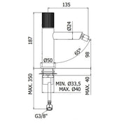 Set di miscelatori lavabo alto-bidet-doccia con deviatore Paffoni Jo Cromato by CeramicStore | Lo specialista del tuo bagno