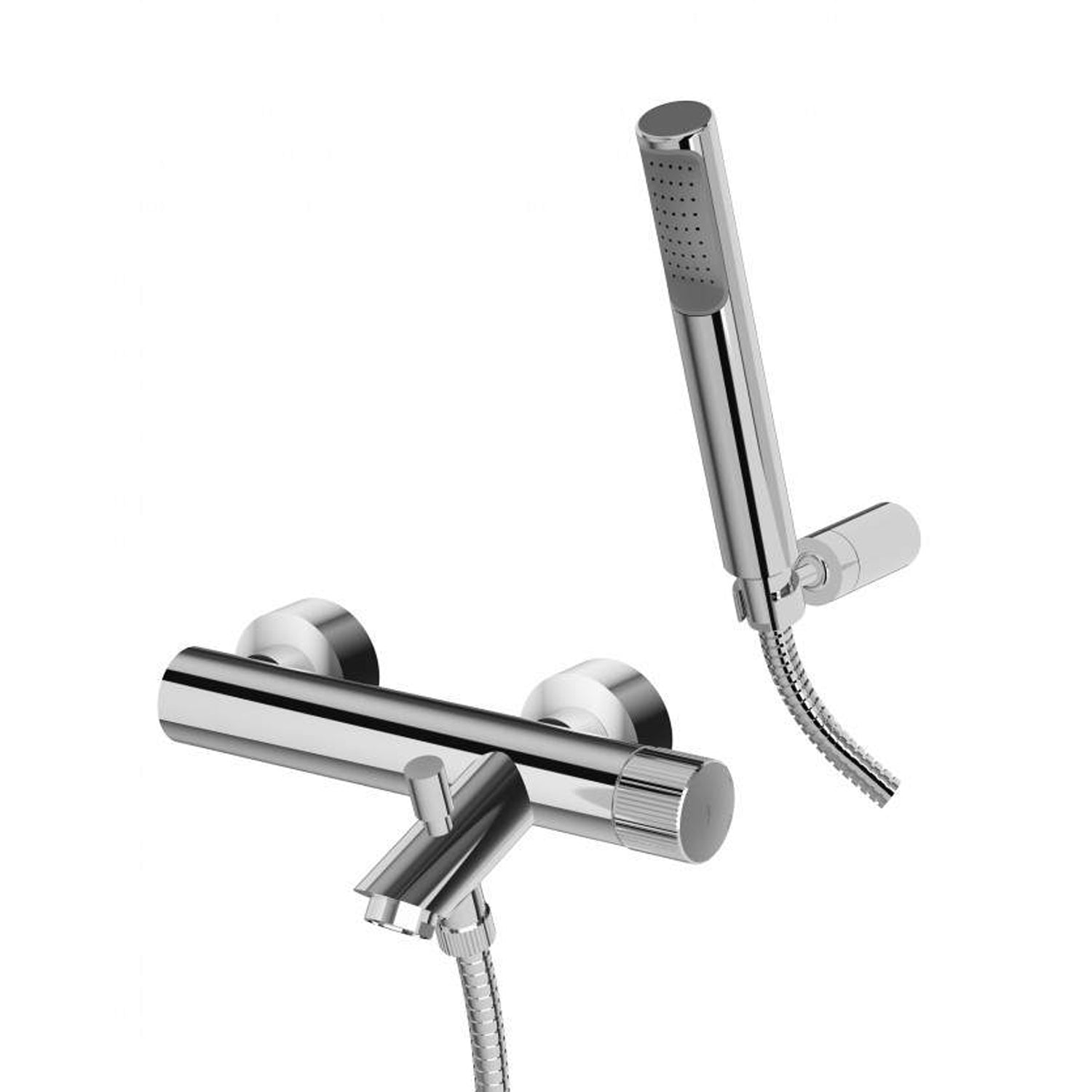 Set di miscelatori lavabo alto-bidet-vasca con doccetta Paffoni Jo Cromato by CeramicStore | Lo specialista del tuo bagno