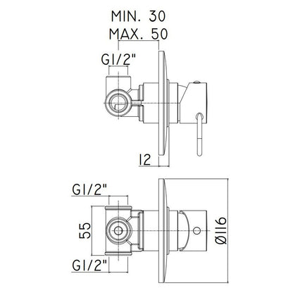 Set di miscelatori lavabo alto, bidet e doccia Paffoni Jocker cromato by CeramicStore | Lo specialista del tuo bagno