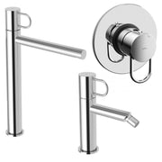 Set di miscelatori lavabo alto, bidet e doccia Paffoni Jocker cromato by CeramicStore | Lo specialista del tuo bagno