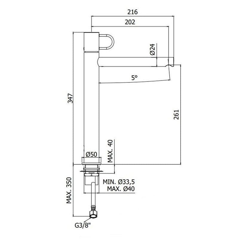 Set di miscelatori lavabo alto, bidet e doccia con deviatore Paffoni Jocker cromato by CeramicStore | Lo specialista del tuo bagno