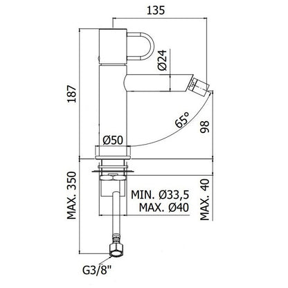 Set di miscelatori lavabo, bidet e doccia con deviatore Paffoni Jocker cromato by CeramicStore | Lo specialista del tuo bagno