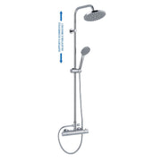 Colonna doccia C14 con termostatico TM1B e soffione 20cm by CeramicStore | Lo specialista del tuo bagno