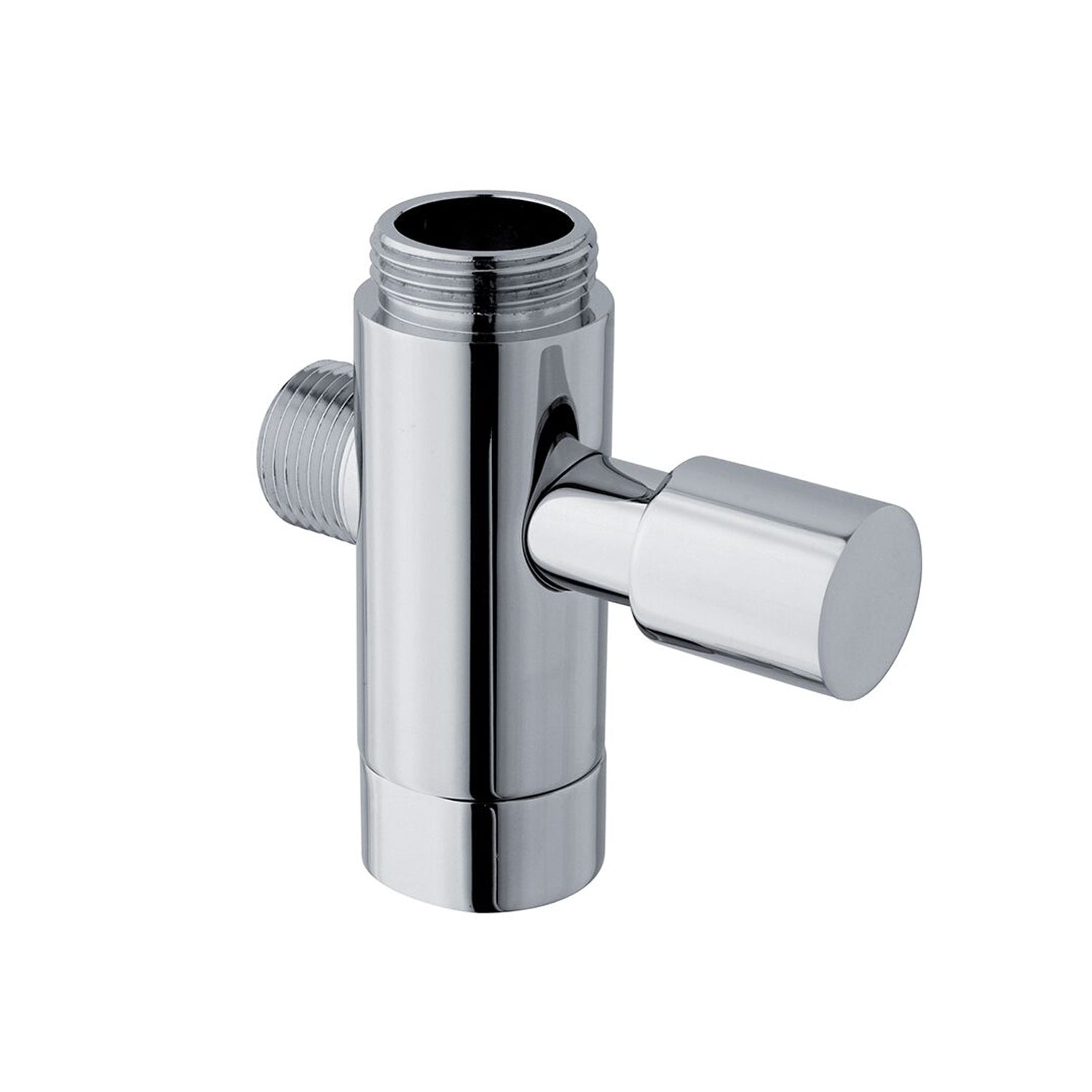 Deviatore in ottone con attacco 3/4M, 3/4F e 1/2M cromo by CeramicStore | Lo specialista del tuo bagno