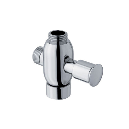 Deviatore bombato in ottone con attacco 3/4M, 3/4F e 1/2M cromo by CeramicStore | Lo specialista del tuo bagno