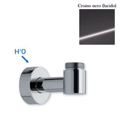 Supporto inferiore con presa acqua per colonna esterno doccia cromo nero by CeramicStore | Lo specialista del tuo bagno