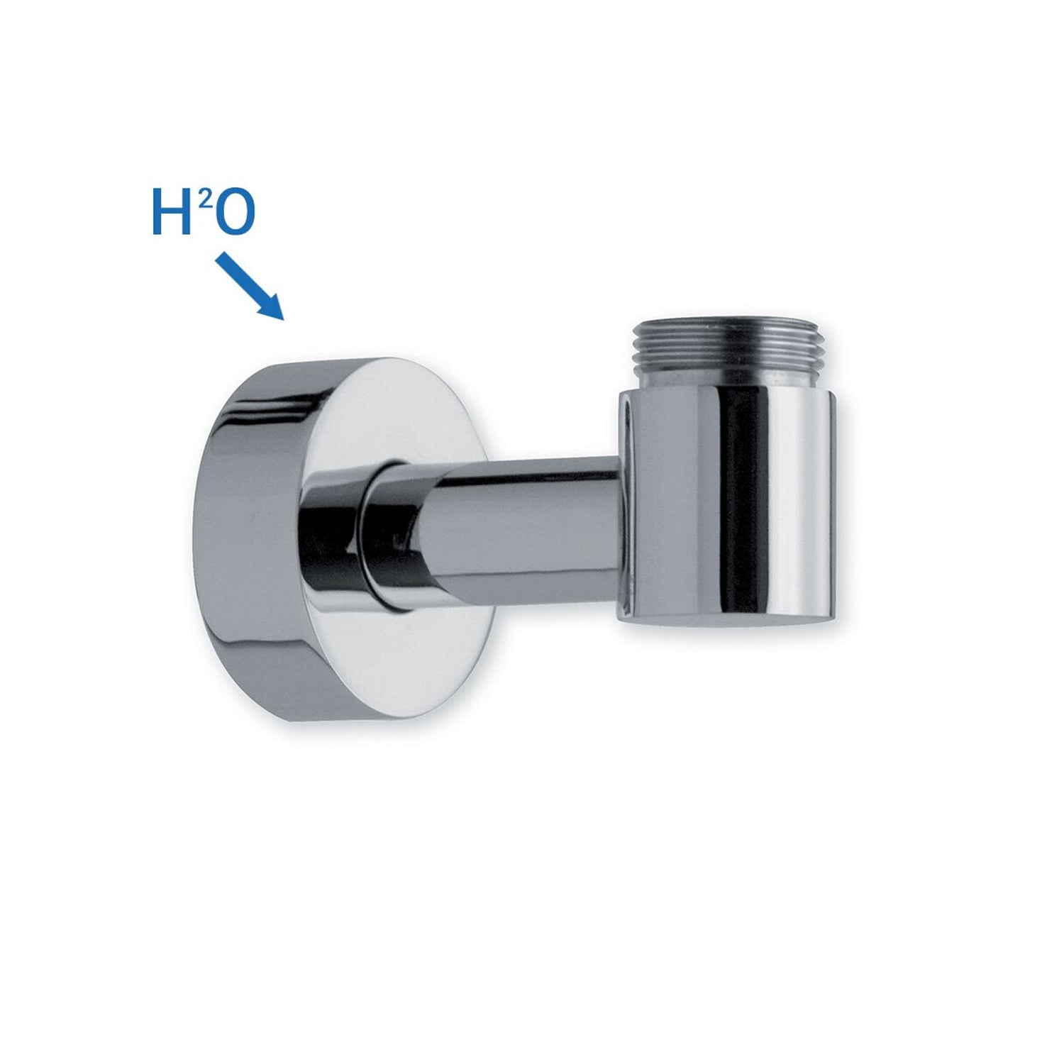 Supporto inferiore con presa acqua per colonna esterno doccia oro spazzolato by CeramicStore | Lo specialista del tuo bagno
