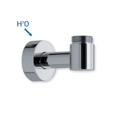 Supporto inferiore con presa acqua per colonna esterno doccia oro spazzolato by CeramicStore | Lo specialista del tuo bagno