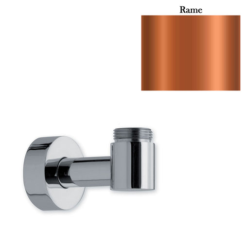 Supporto inferiore con presa acqua per colonna esterno doccia rame by CeramicStore | Lo specialista del tuo bagno