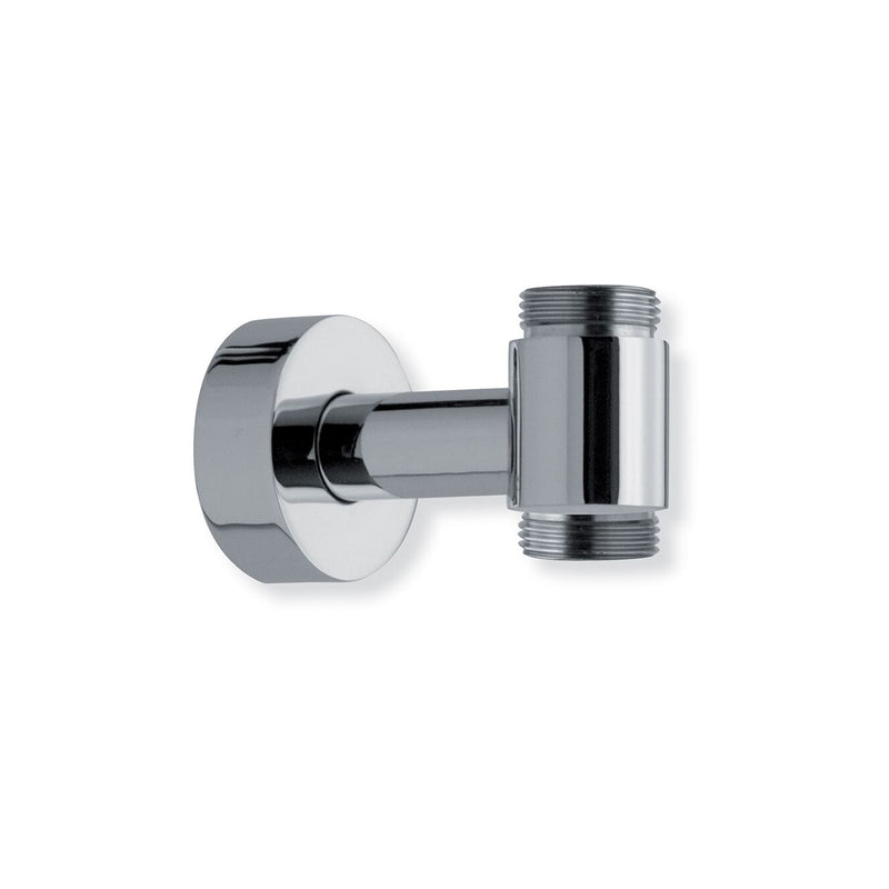 Supporto inferiore con attacco flessibile per colonna doccia esterno cromo by CeramicStore | Lo specialista del tuo bagno
