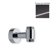 Supporto inferiore con attacco flessibile per colonna doccia esterno cromo nero by CeramicStore | Lo specialista del tuo bagno