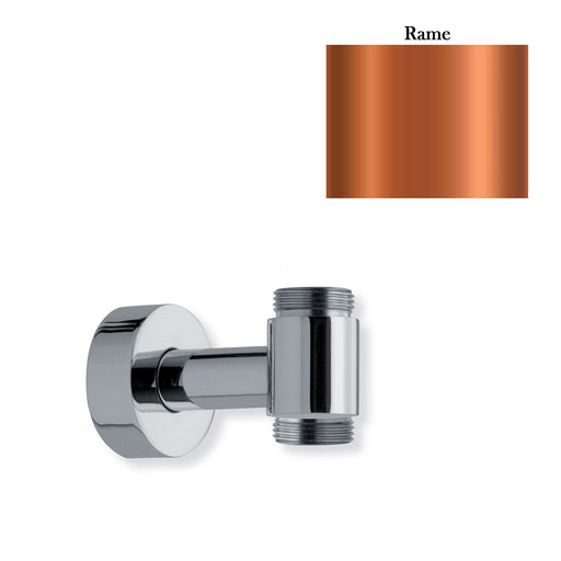 Supporto inferiore con attacco flessibile per colonna doccia esterno rame by CeramicStore | Lo specialista del tuo bagno