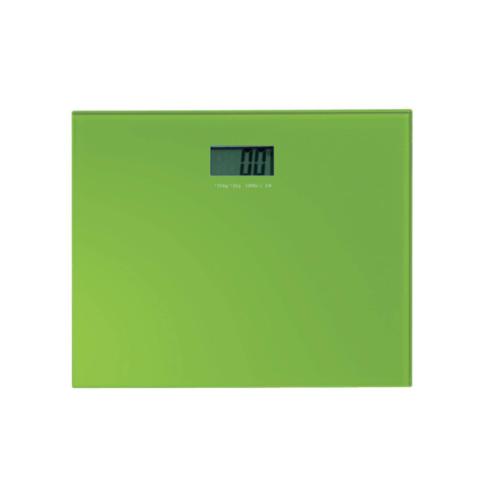 Bilancia pesapersone 34x27,4cm in vetro verde acido collezione CRYSTAL a marchio GEDY by CeramicStore | Lo specialista del tuo bagno