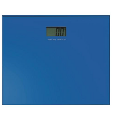 Bilancia pesapersone 34x27,4cm in vetro blu collezione CRYSTAL a marchio GEDY by CeramicStore | Lo specialista del tuo bagno