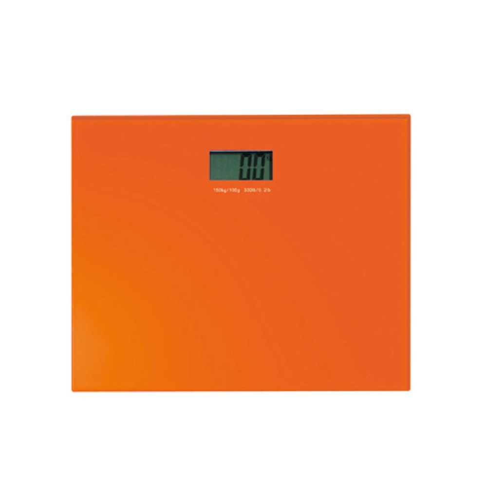 Bilancia pesapersone 34x27,4cm in vetro arancione collezione CRYSTAL a marchio GEDY by CeramicStore | Lo specialista del tuo bagno