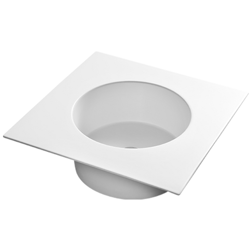 Lavabo da incasso quadrato con vasca tonda 55x55 cm profondo 19 cm AXA Ceramiche by CeramicStore | Lo specialista del tuo bagno