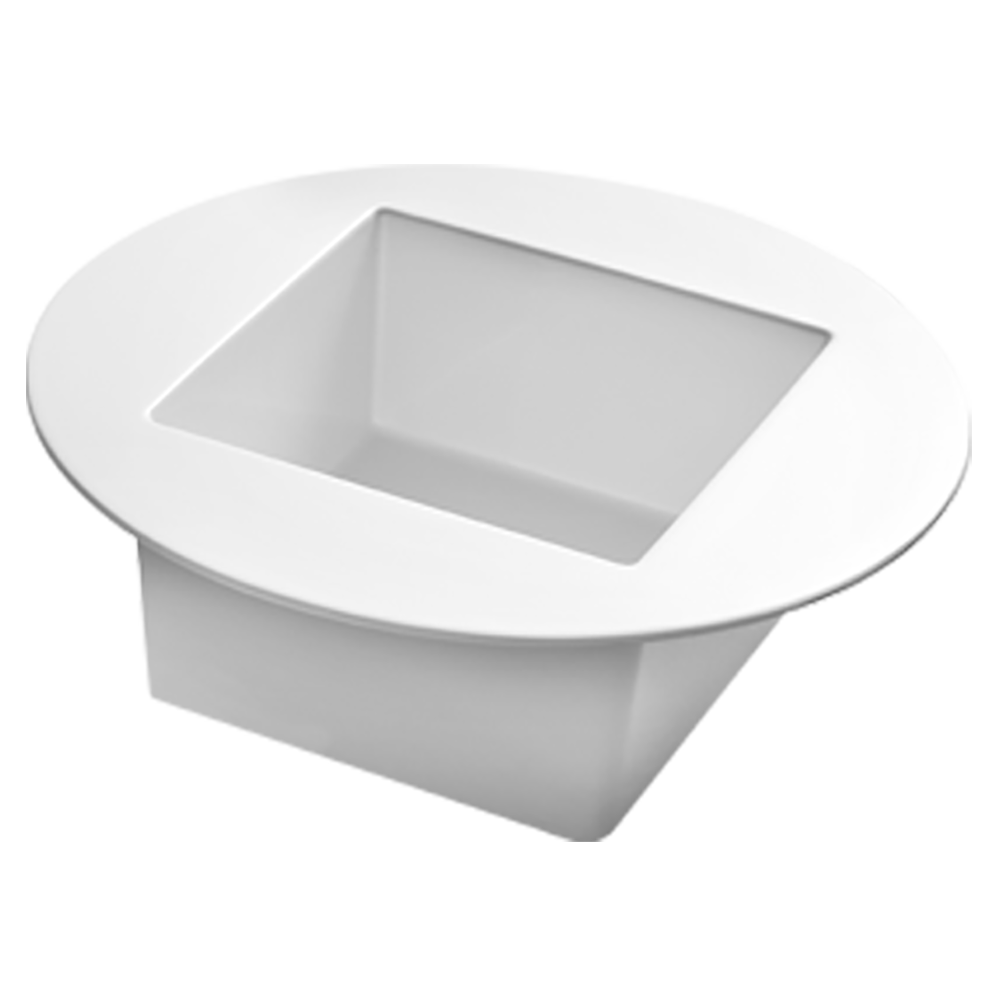 Lavabo da incasso Tondo diametro 55 cm con vasca quadrata profondo 19 cm AXA Ceramiche by CeramicStore | Lo specialista del tuo bagno