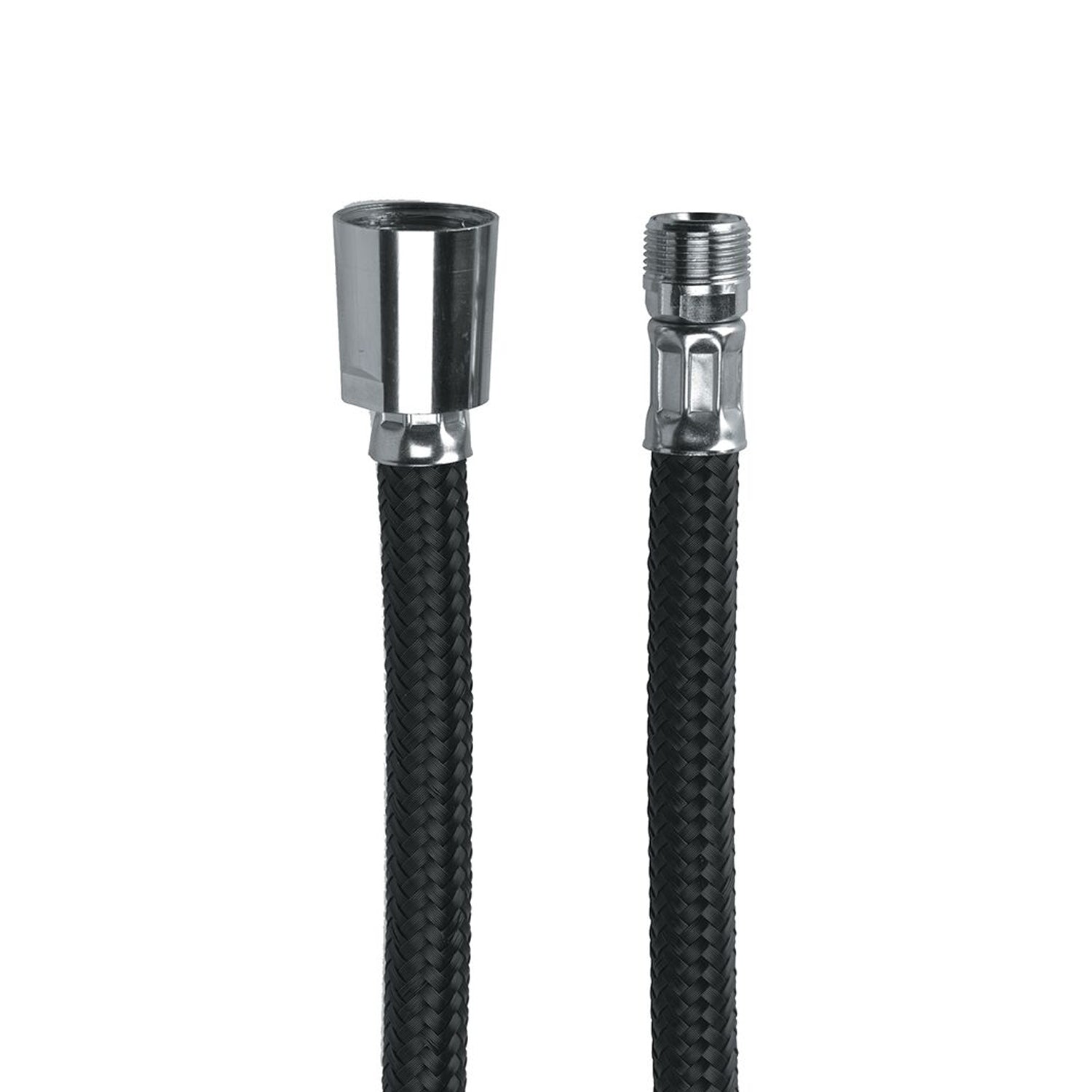 Flessibile doccia doppio estraibile in nylon antracite 120cm by CeramicStore | Lo specialista del tuo bagno
