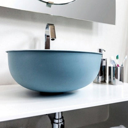 Lavandino da appoggio 'Open Basin' in metallo à˜ 40x16h cm by Cipi - Cielo