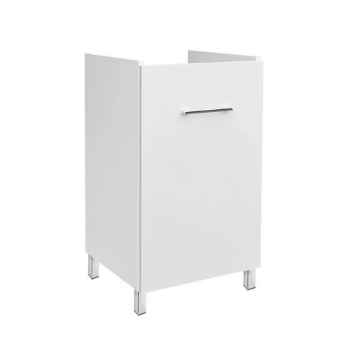 Mobile per lavatoio in ceramica cm 45x50 cm 43 3x48 p/pil 45x50 bianco