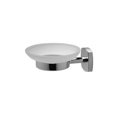 Portasapone collezione 'TREND' by ARES: in leghe metalliche, acciaio cromato e vetro satinato by CeramicStore | Lo specialista del tuo bagno