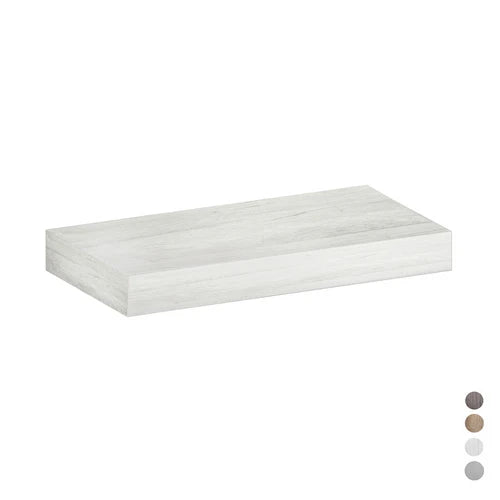 Mensola per lavabo mod. unika h 10 cm 140x46xh.10 olmo cemento