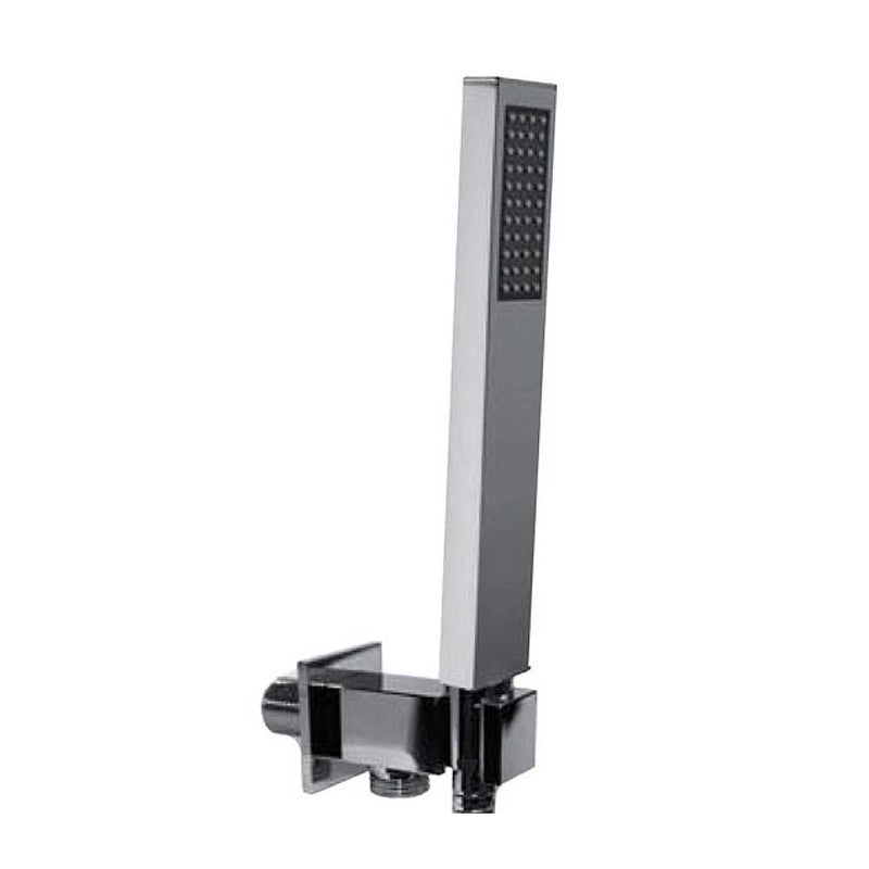 Kit doccia 075AG con soffione, braccio doccia e set duplex Paffoni con flessibile in argento by CeramicStore | Lo specialista del tuo bagno