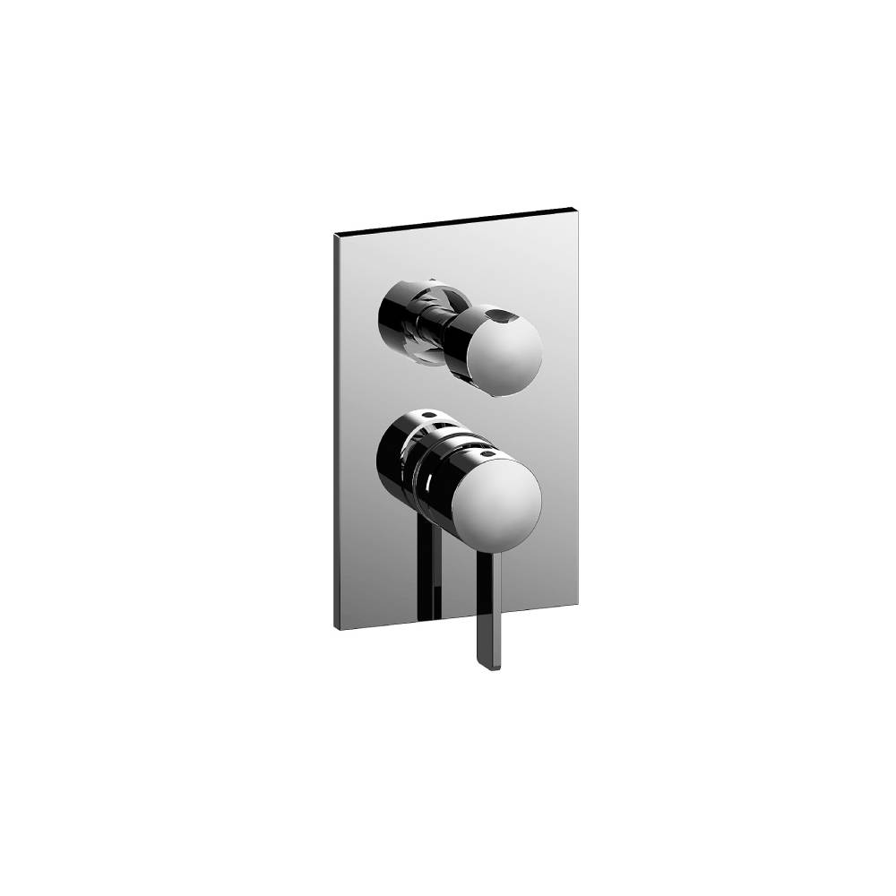 Miscelatore doccia con piastra in acciaio inox serie Rock modello RO018ST/M Steel looking Paffoni by CeramicStore | Lo specialista del tuo bagno