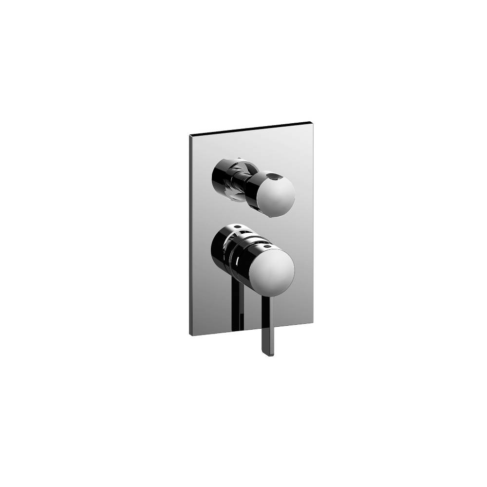 Miscelatore doccia serie Rock modello RO019ST/M con piastra in acciaio inox Steel looking Paffoni by CeramicStore | Lo specialista del tuo bagno
