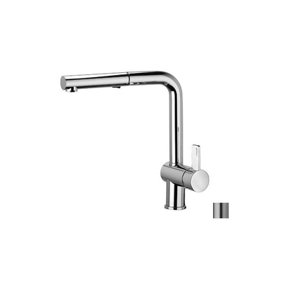 Miscelatore cucina con doccetta estraibile serie Rock modello RO285ST Steel looking Paffoni by CeramicStore | Lo specialista del tuo bagno