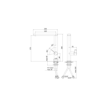 Miscelatore cucina serie Rock modello RO987CR cromo Paffoni by CeramicStore | Lo specialista del tuo bagno