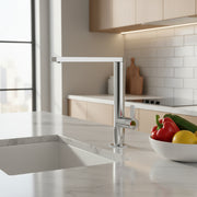 Miscelatore cucina serie Rock modello RO987ST Steel looking Paffoni by CeramicStore | Lo specialista del tuo bagno