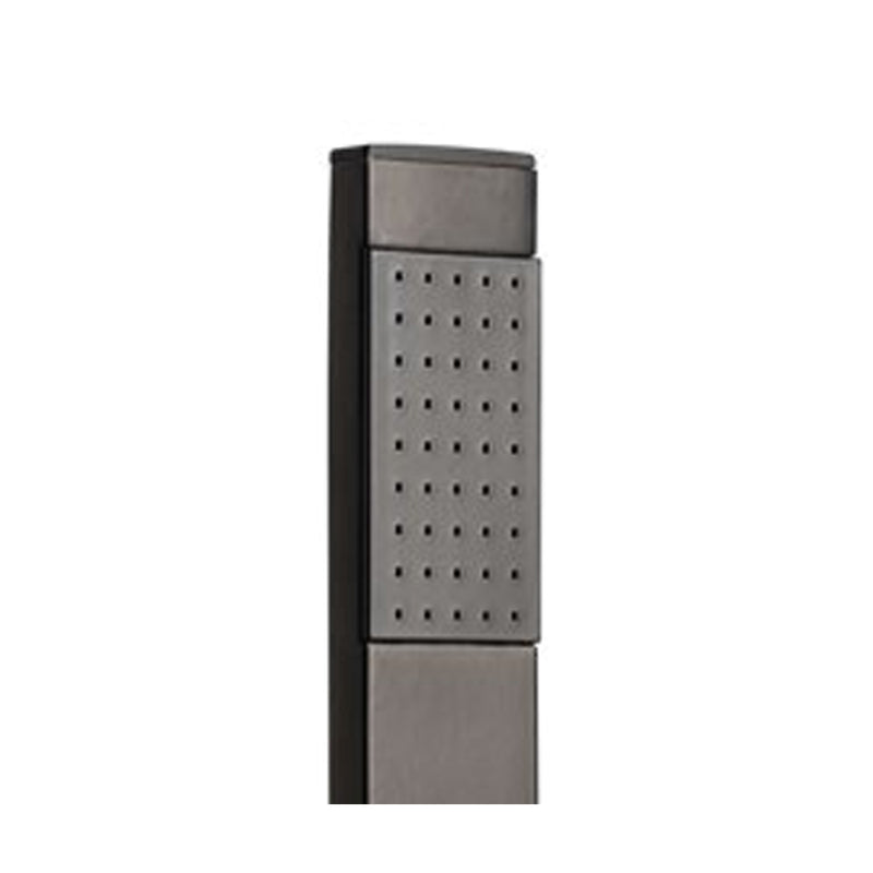 Doccetta squadrata in ottone verniciato nero opaco con piastrina anticalcare by CeramicStore | Lo specialista del tuo bagno