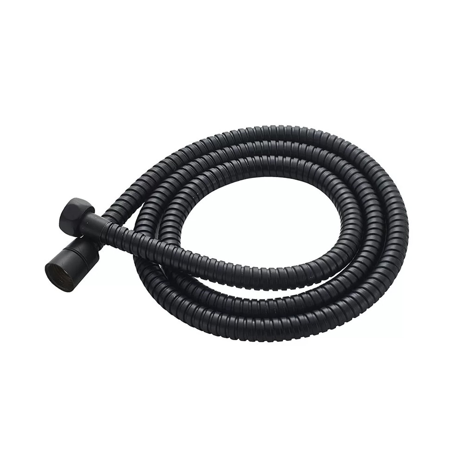Flessibile doppia aggraffatura in acciaio verniciato nero 150 cm by CeramicStore | Lo specialista del tuo bagno